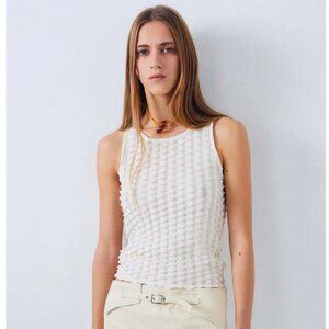 Gimaguas - Off-White Sofia Tank Top Medium